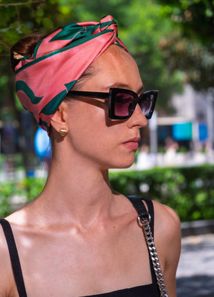 Morning Glory | 35” x 35” Silk Scarf