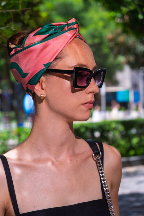 Morning Glory | 35” x 35” Silk Scarf