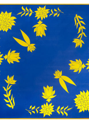 Sunrise Harmony | 35” x 35” Silk Scarf