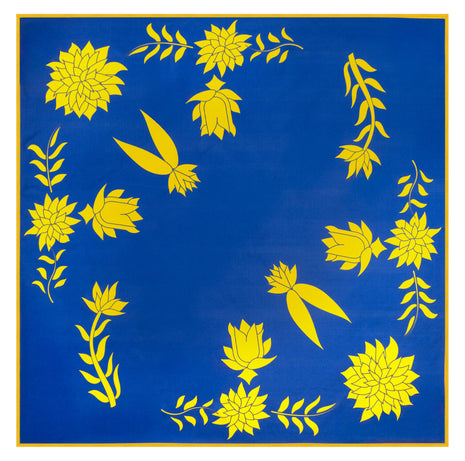 Sunrise Harmony | 35” x 35” Silk Scarf