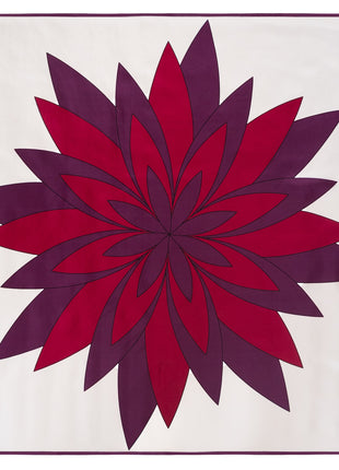 Amethyst Lustre | 35” x 35” Silk Scarf