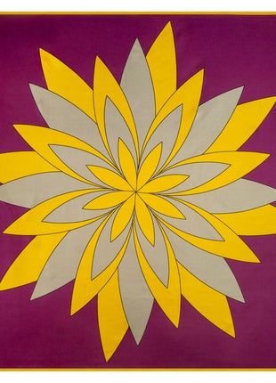 Purple Lustre | 35” x 35” Silk Scarf