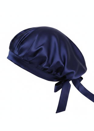 100% Mulberry Silk Hair Bonnet for Sleeping Women – 22 Momme Anti-Frizz Silk Sleep Cap