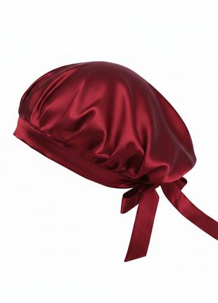 100% Mulberry Silk Hair Bonnet for Sleeping Women – 22 Momme Anti-Frizz Silk Sleep Cap