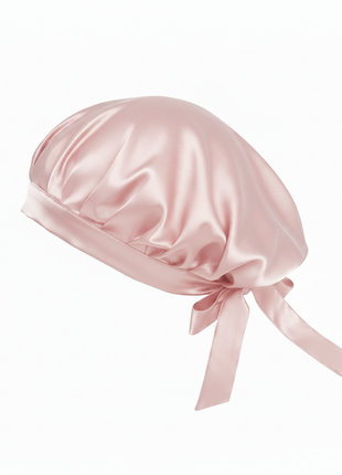 100% Mulberry Silk Hair Bonnet for Sleeping Women – 22 Momme Anti-Frizz Silk Sleep Cap